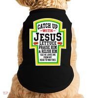 Catch Up With Jesus He Loves Me From My Head To-Ma-Toes Doggie Tank thumb 0