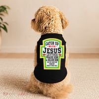 Catch Up With Jesus He Loves Me From My Head To-Ma-Toes Doggie Tank thumb 2