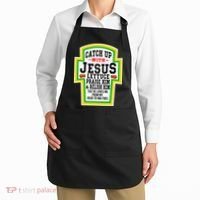 Catch Up With Jesus He Loves Me From My Head To-Ma-Toes Apron thumb 2