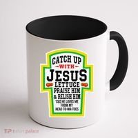 Catch Up With Jesus He Loves Me From My Head To-Ma-Toes Coffee Mug thumb 1