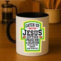 Catch Up With Jesus He Loves Me From My Head To-Ma-Toes Coffee Mug thumb 4