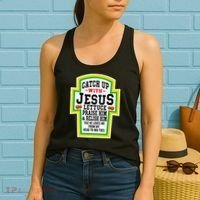 Catch Up With Jesus He Loves Me From My Head To-Ma-Toes Women's Tank Top thumb 2