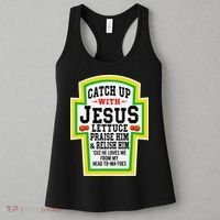 Catch Up With Jesus He Loves Me From My Head To-Ma-Toes Women's Tank Top thumb 3