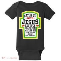 Catch Up With Jesus He Loves Me From My Head To-Ma-Toes Baby Bodysuit thumb 0