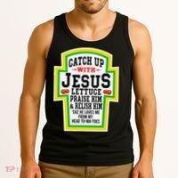Catch Up With Jesus He Loves Me From My Head To-Ma-Toes Tank Top thumb 3