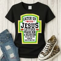 Catch Up With Jesus He Loves Me From My Head To-Ma-Toes Women's T-Shirt thumb 3