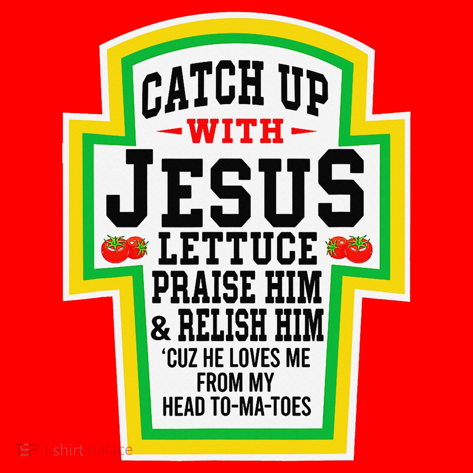 Catch Up With Jesus He Loves Me From My Head To-Ma-Toes Santa Hat