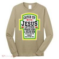 Catch Up With Jesus He Loves Me From My Head To-Ma-Toes Long Sleeve Shirt thumb 0