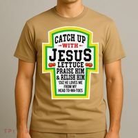Catch Up With Jesus He Loves Me From My Head To-Ma-Toes T-Shirt thumb 3