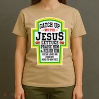 Catch Up With Jesus He Loves Me From My Head To-Ma-Toes T-Shirt thumb 4
