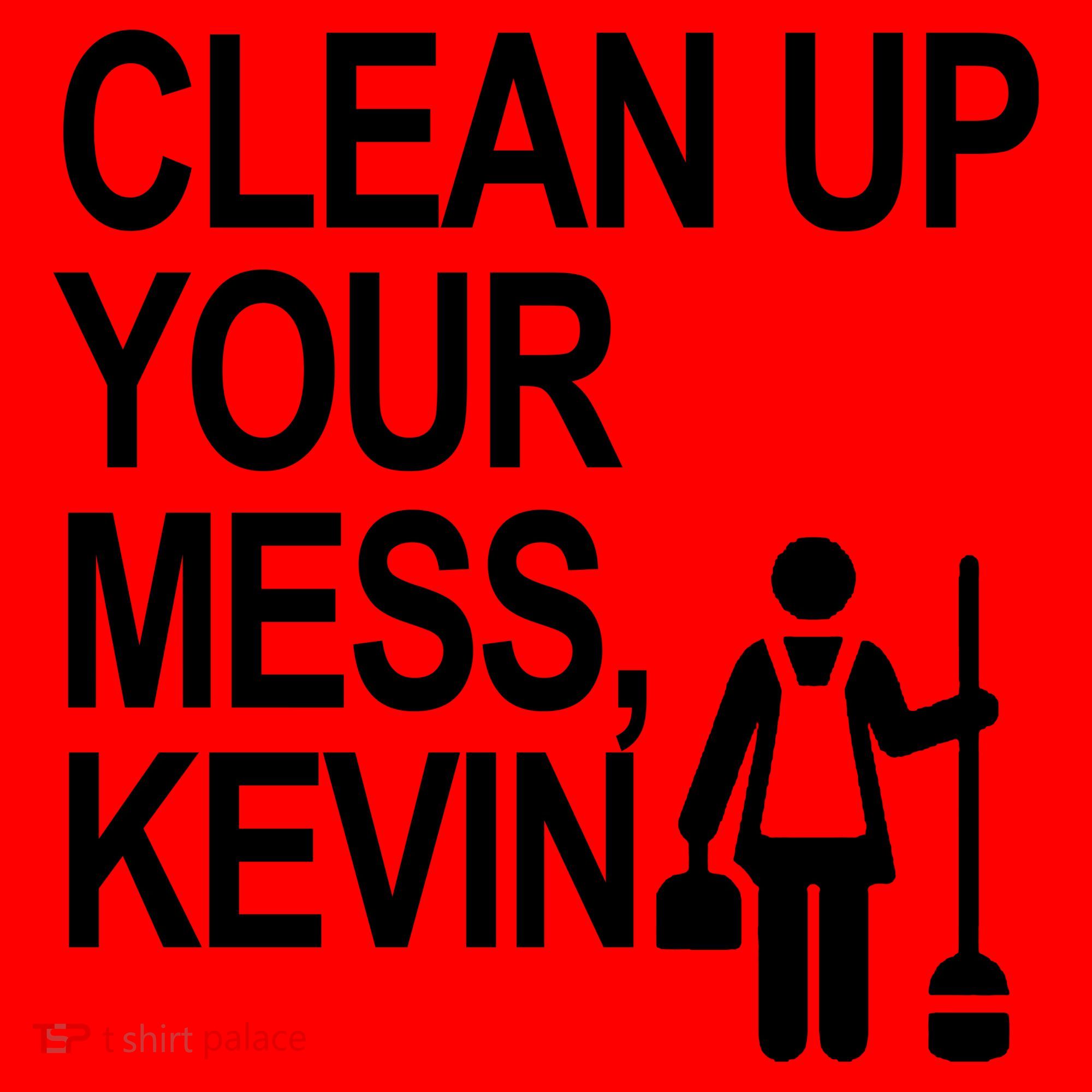 Clean Up Your Mess Kevin Santa Hat