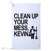 Clean Up Your Mess Kevin Golf Towel thumb 0