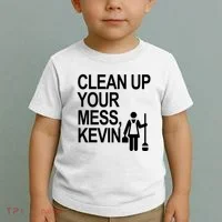 Clean Up Your Mess Kevin Toddler T-Shirt thumb 2