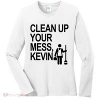 Clean Up Your Mess Kevin Women's Long Sleeve Shirt thumb 0