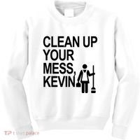 Clean Up Your Mess Kevin Kids Sweatshirt thumb 0