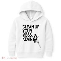 Clean Up Your Mess Kevin Kids Hoodie thumb 0