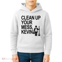 Clean Up Your Mess Kevin Kids Hoodie thumb 4