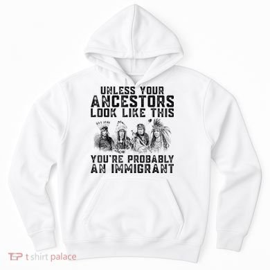 Cool Unless Your Ancestors Look Like This Youre Probably An Immigrant Hoodie