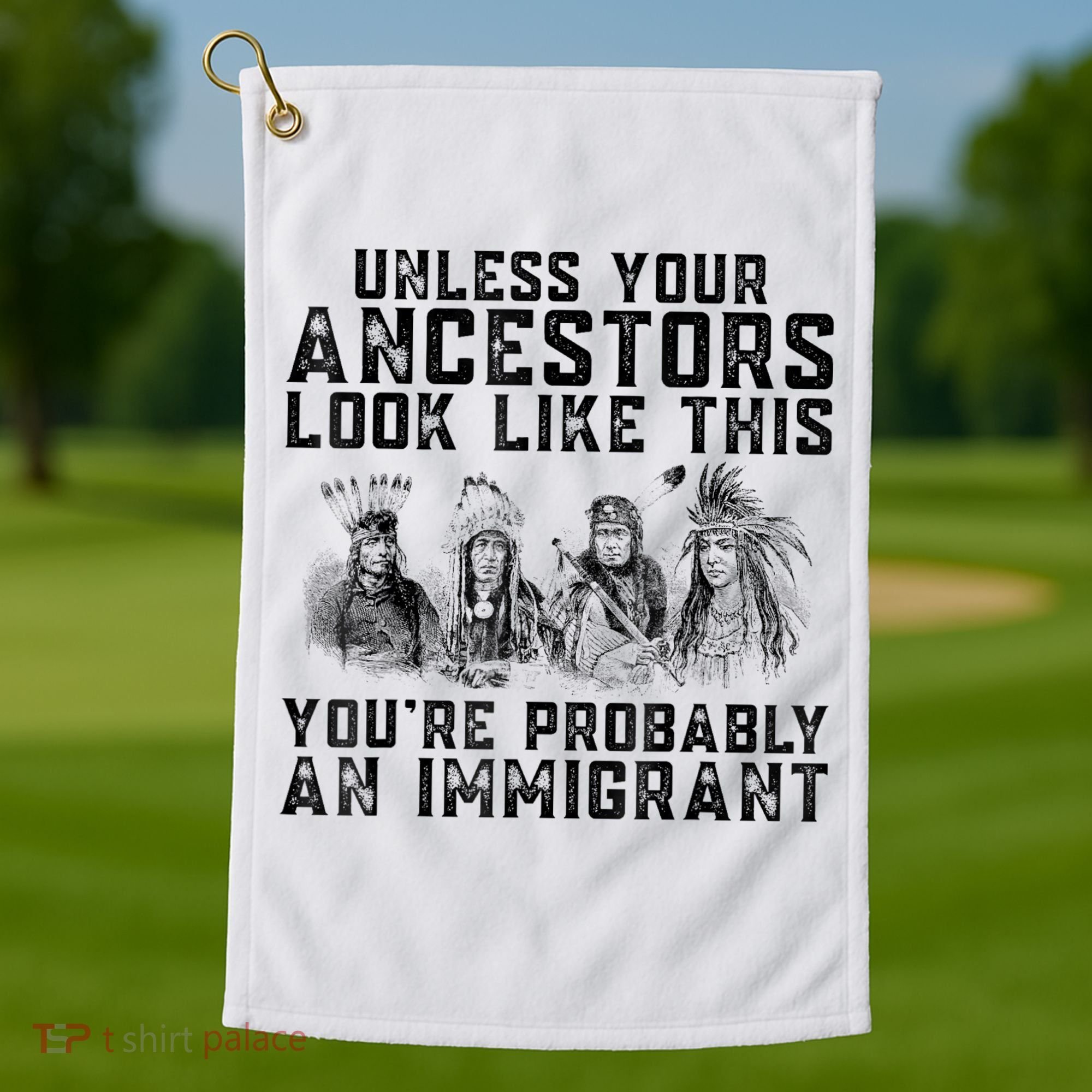 Cool Unless Your Ancestors Look Like This Youre Probably An Immigrant Golf Towel
