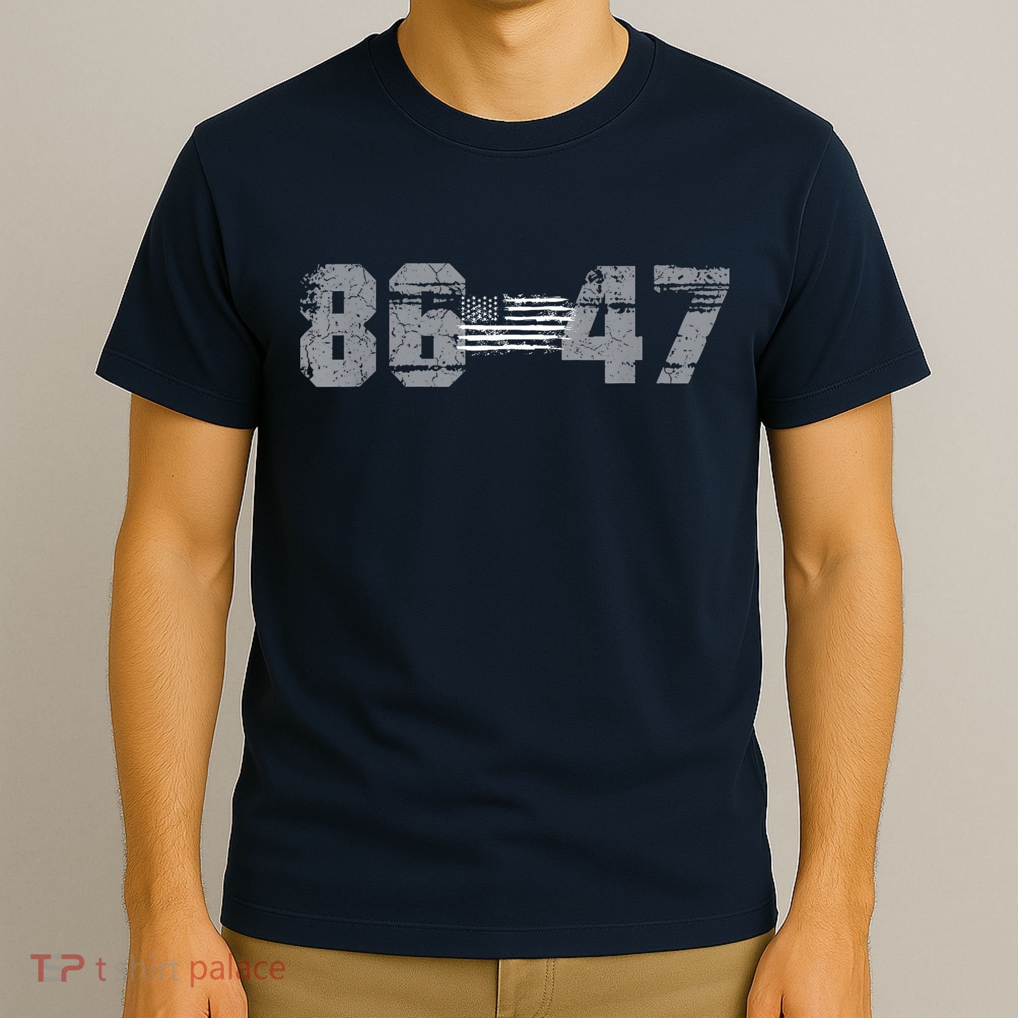 Classic Vintage 80s Style 86 47 Anti Trump 8647 T-Shirt