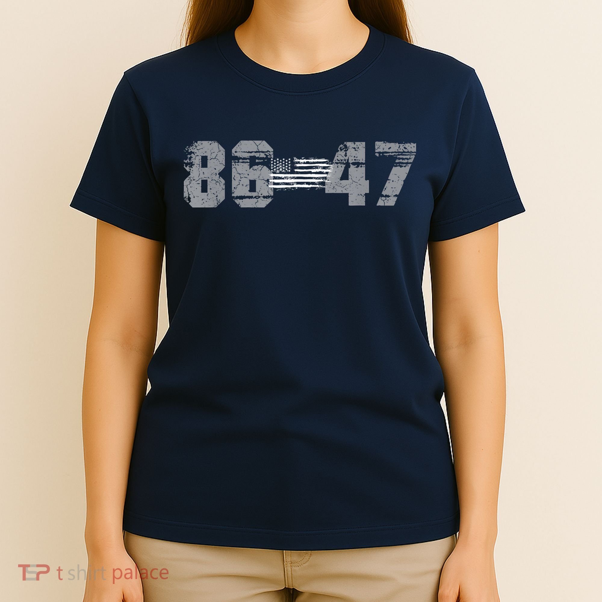 Classic Vintage 80s Style 86 47 Anti Trump 8647 T-Shirt