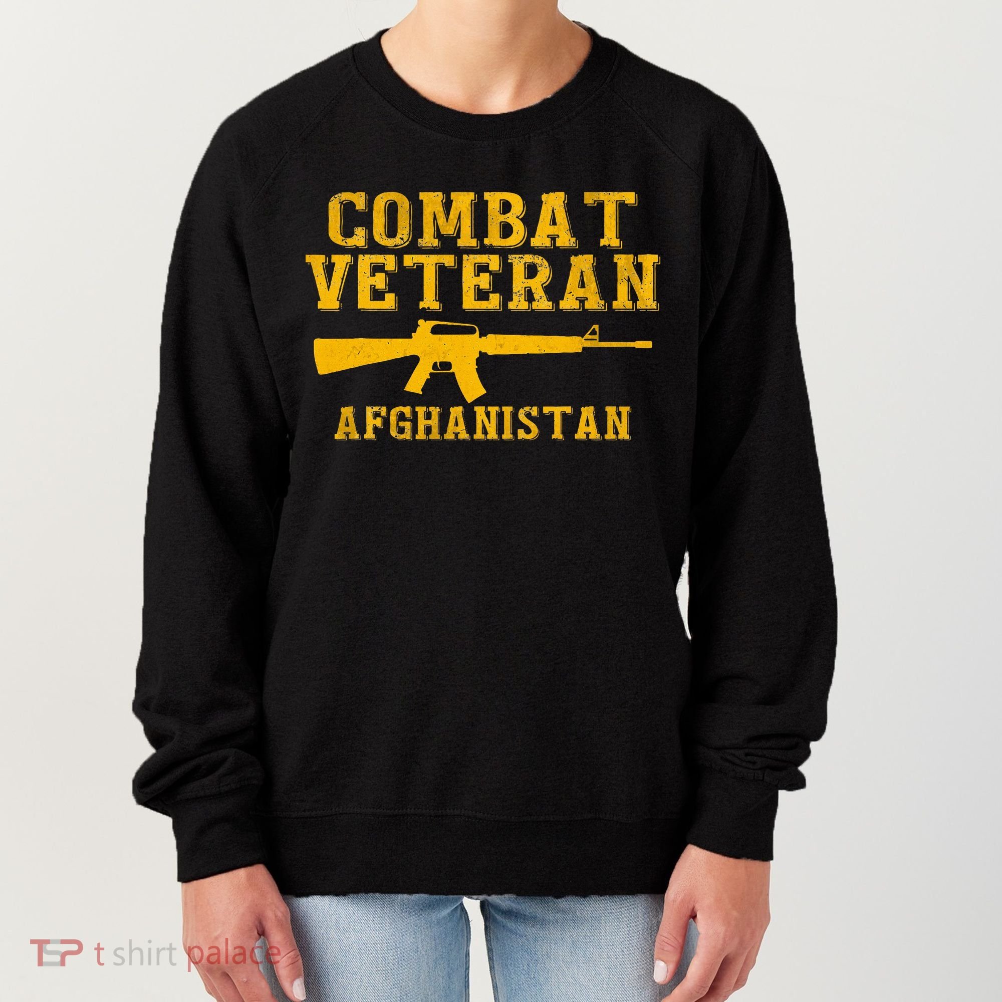 Combat Veteran Afghanistan Veteran Military Women's Sweatshirt