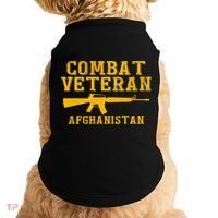 Combat Veteran Afghanistan Veteran Military Doggie Tank thumb 0