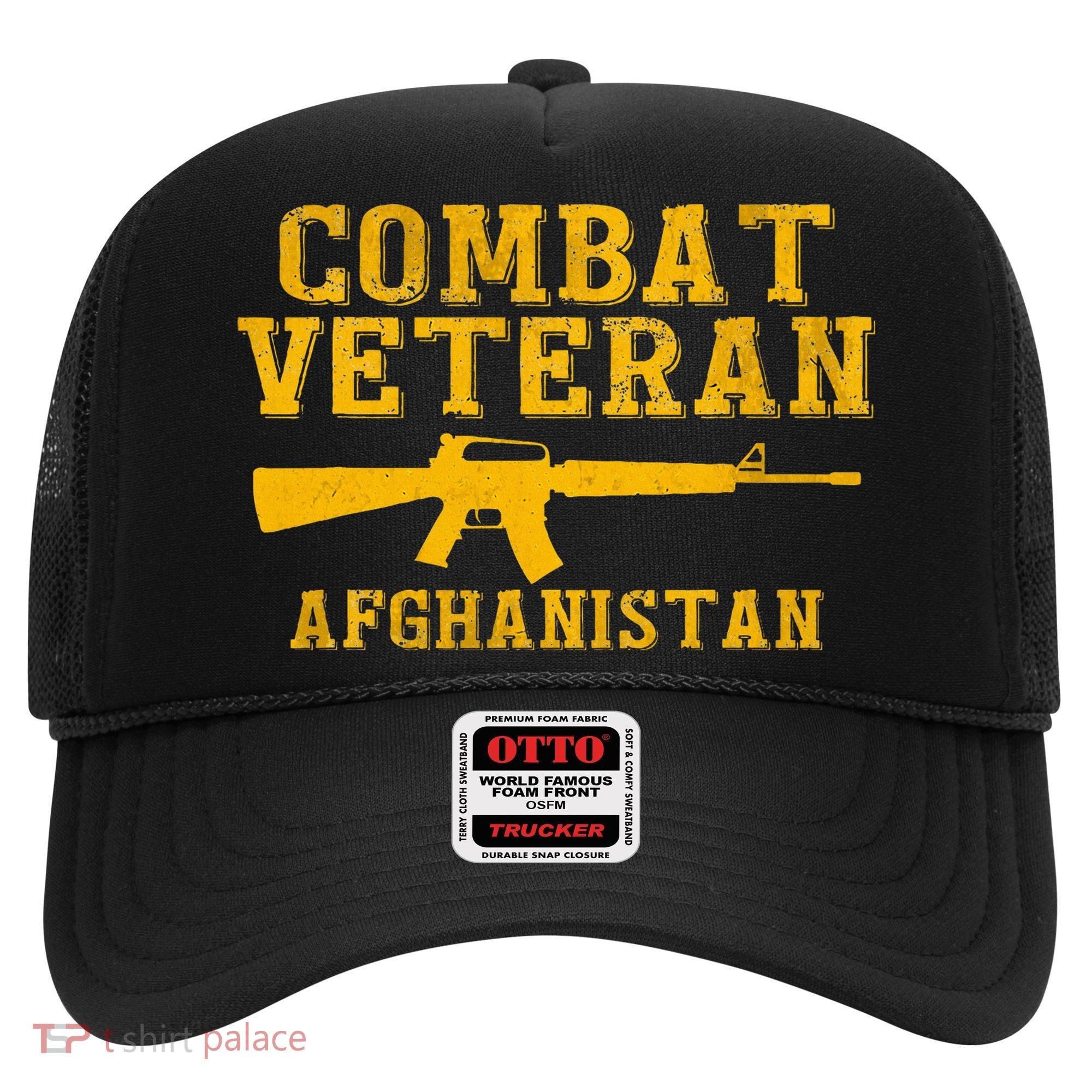 Combat Veteran Afghanistan Veteran Military Hat