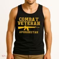 Combat Veteran Afghanistan Veteran Military Tank Top thumb 3