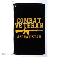 Combat Veteran Afghanistan Veteran Military Golf Towel thumb 0