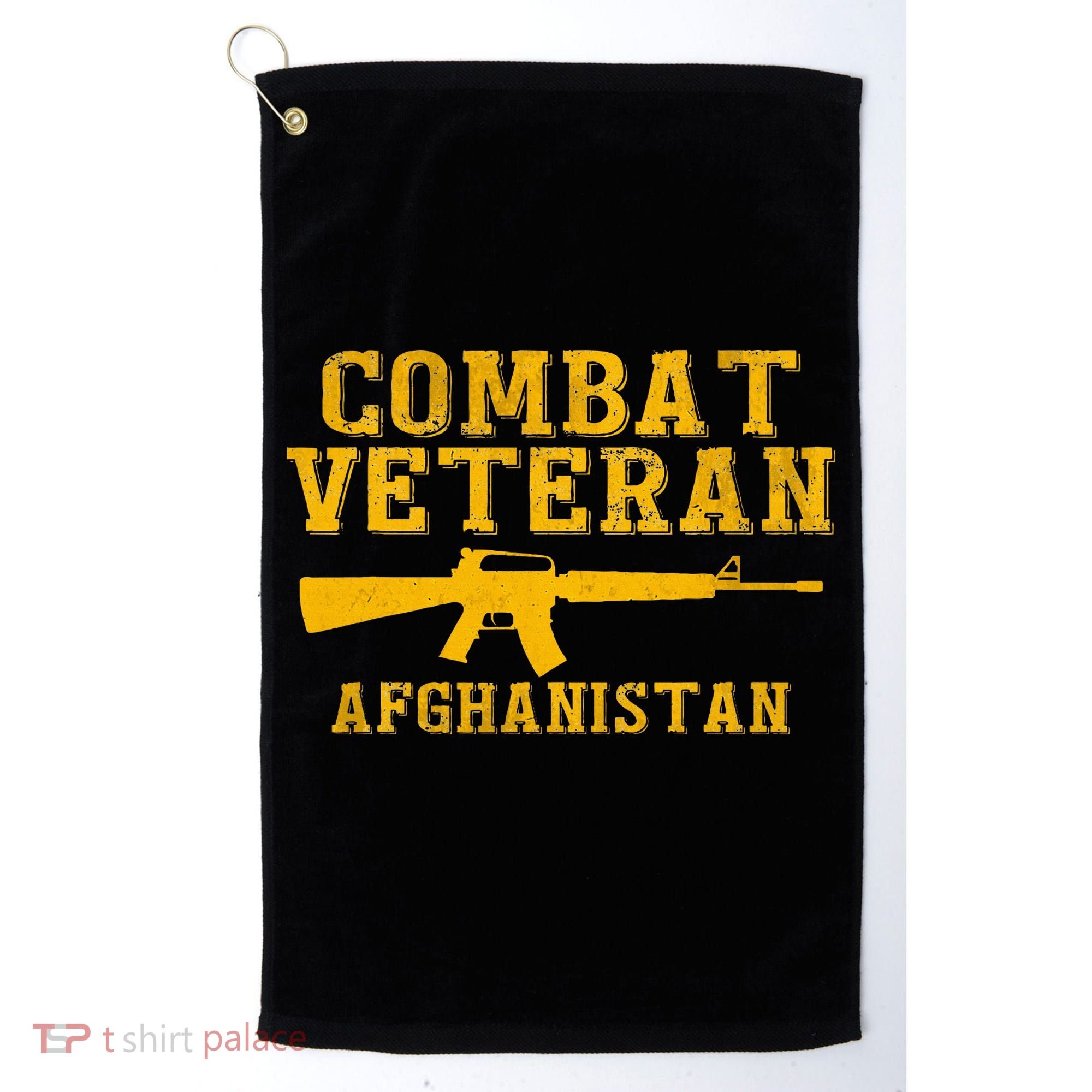 Combat Veteran Afghanistan Veteran Military Golf Towel