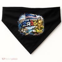 Cape Verde America Soccer Tournament 2026 USA-Made Doggie Bandana thumb 0