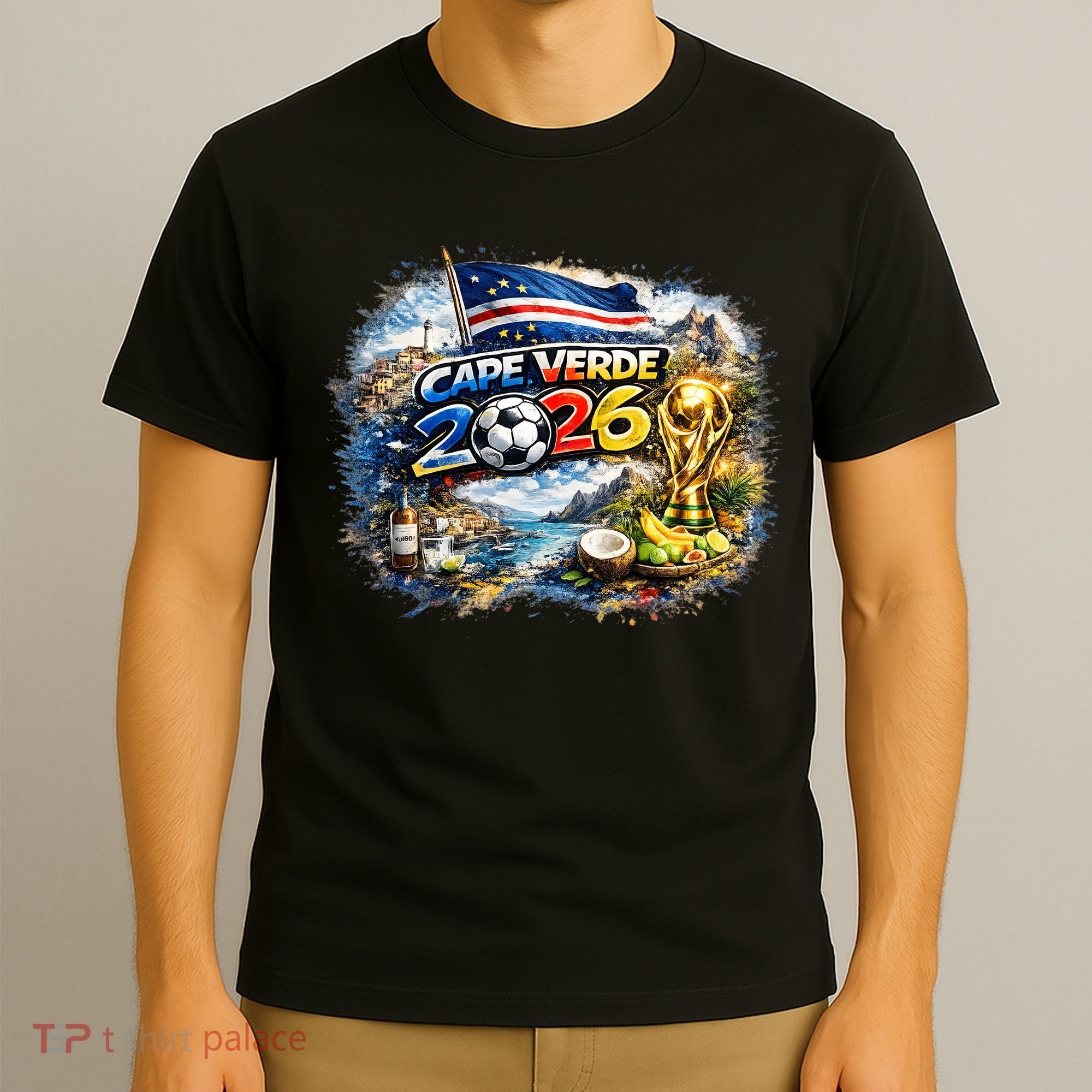 Cape Verde America Soccer Tournament 2026 T-Shirt