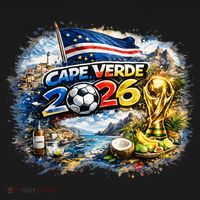 Cape Verde America Soccer Tournament 2026 T-Shirt thumb 7