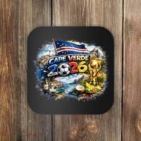 Cape Verde America Soccer Tournament 2026 Coaster thumb 0