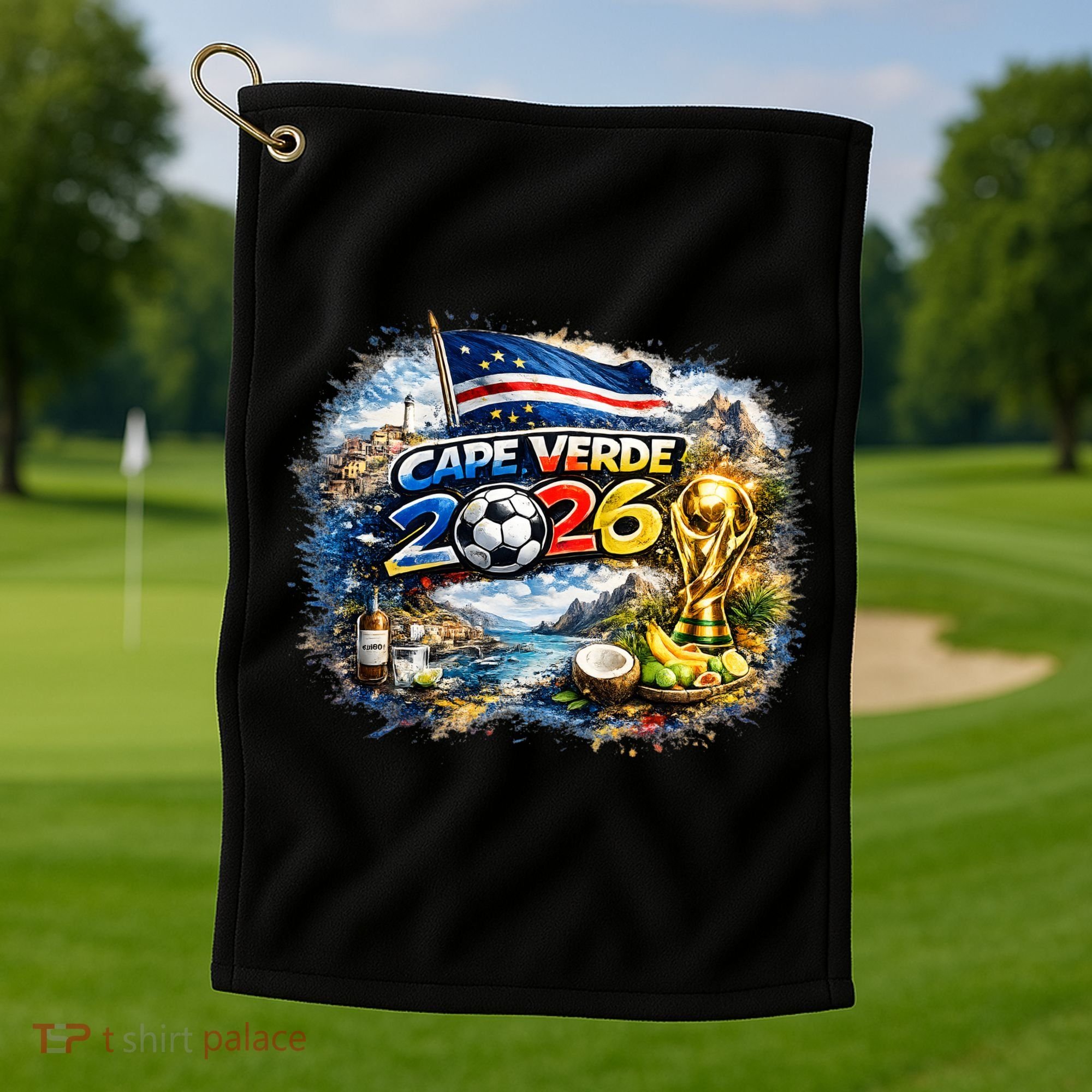Cape Verde America Soccer Tournament 2026 Golf Towel