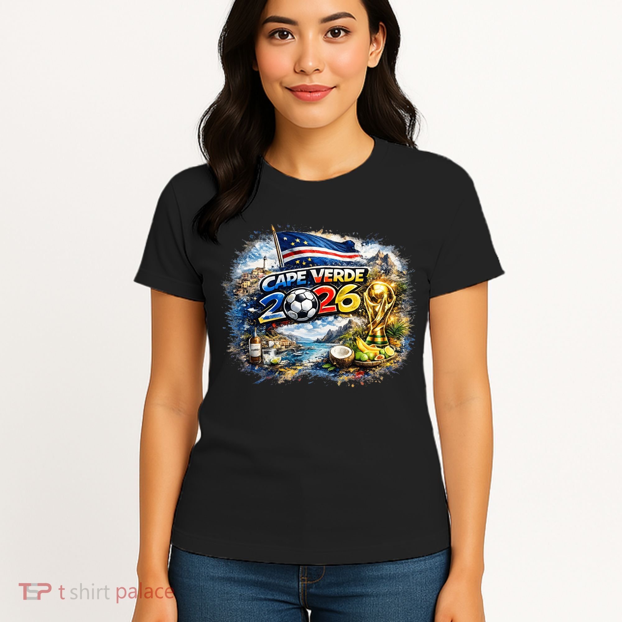 Cape Verde America Soccer Tournament 2026 Women's T-Shirt
