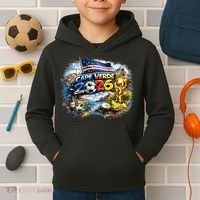 Cape Verde America Soccer Tournament 2026 Kids Hoodie thumb 2