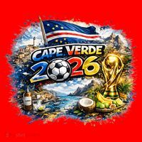 Cape Verde America Soccer Tournament 2026 Santa Hat thumb 1