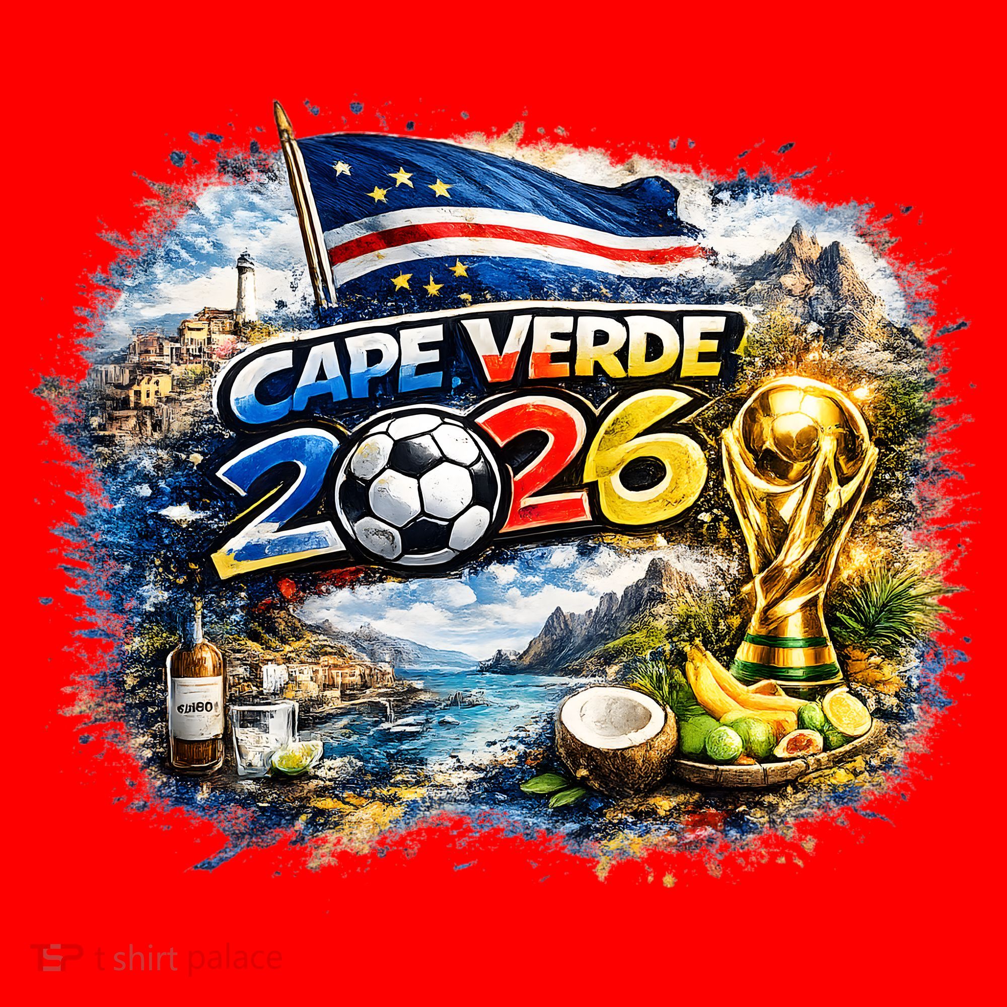 Cape Verde America Soccer Tournament 2026 Santa Hat