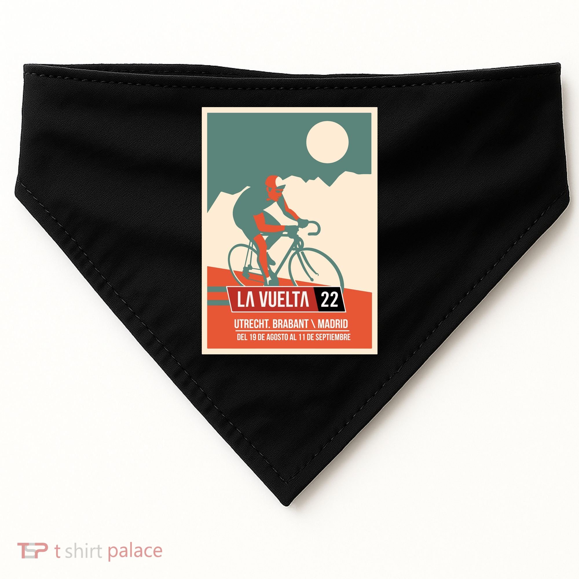 Cycling Vuelta A España USA-Made Doggie Bandana