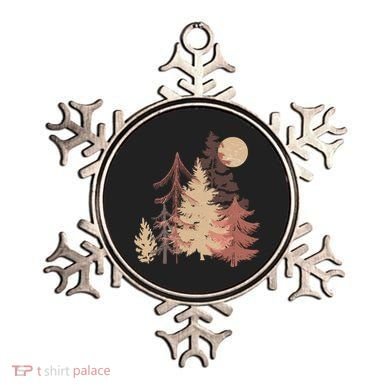 Cute Vintage Boho Pinetree Forest Ornament