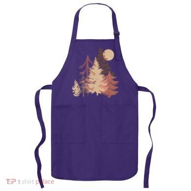 Cute Vintage Boho Pinetree Forest Apron