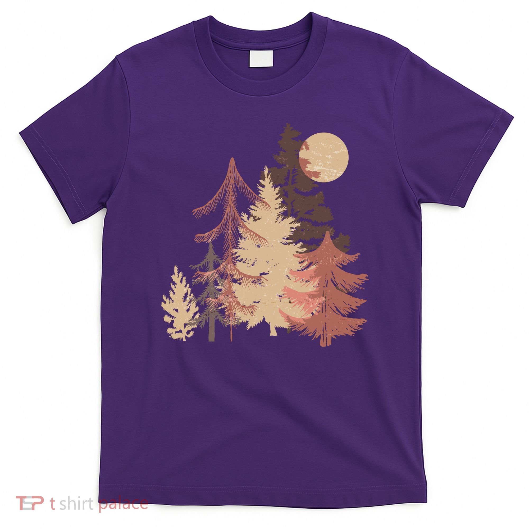 Cute Vintage Boho Pinetree Forest T-Shirt