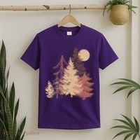Cute Vintage Boho Pinetree Forest T-Shirt thumb 2