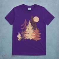 Cute Vintage Boho Pinetree Forest T-Shirt thumb 5