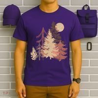 Cute Vintage Boho Pinetree Forest T-Shirt thumb 6