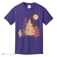 Cute Vintage Boho Pinetree Forest Kids T-Shirt thumb 0