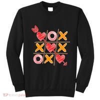 Cute Valentine Boy Girl Tic Tac Toe Hearts Win Sweatshirt thumb 0