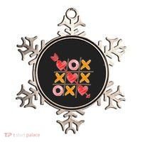 Cute Valentine Boy Girl Tic Tac Toe Hearts Win Ornament thumb 0